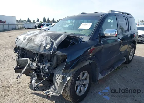 2012 Nissan Armada Sv z USA, uszkodzony, nr VIN 5N1AA0ND6CN602773